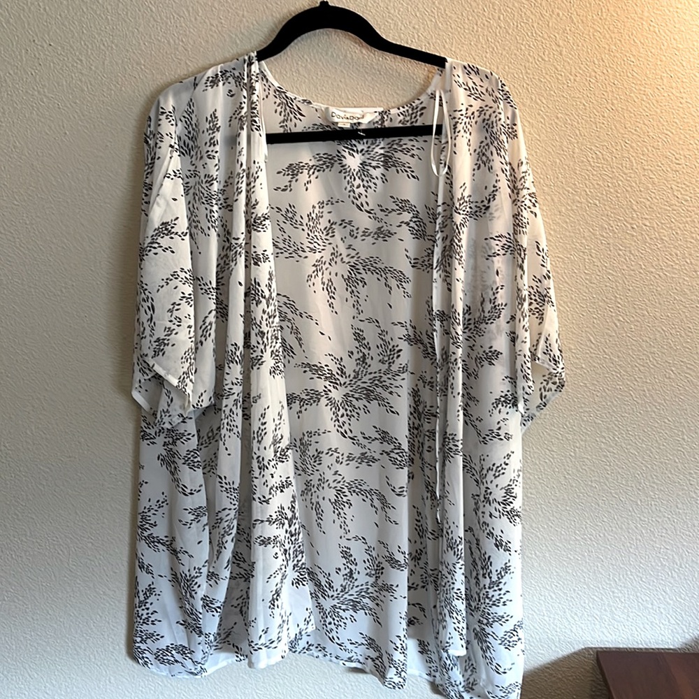 Great kimono shirt with pockets!